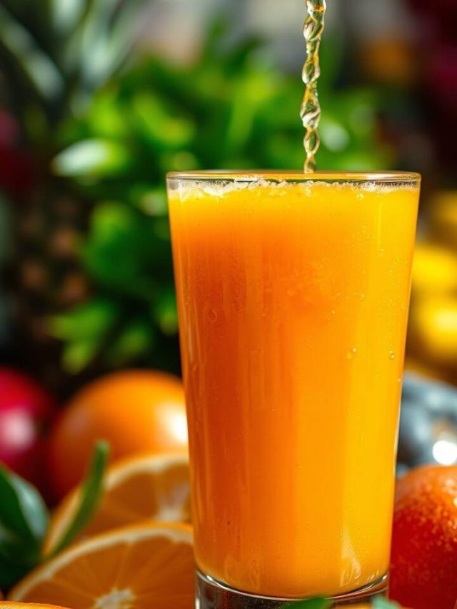 Suco de Cenoura e Laranja O Segredo da Sua Energia